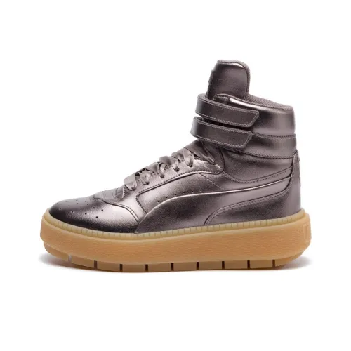 PUMA Platform Trace Скейтборд Кроссовки Высокие Женские