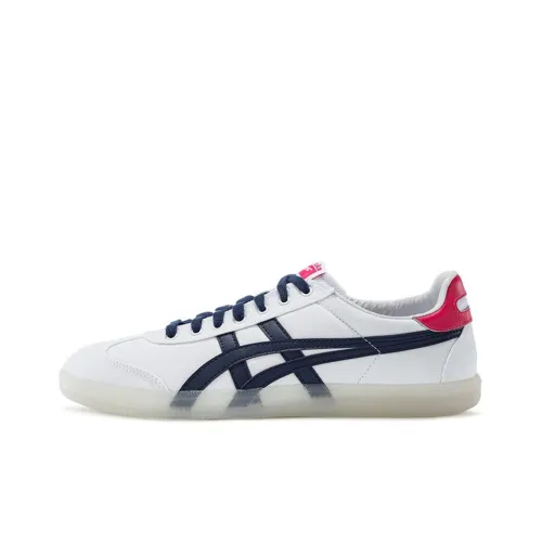 Onitsuka Tiger Tokuten Low Топ Скейтборд Кроссовки Унисекс Белый Синий Красный