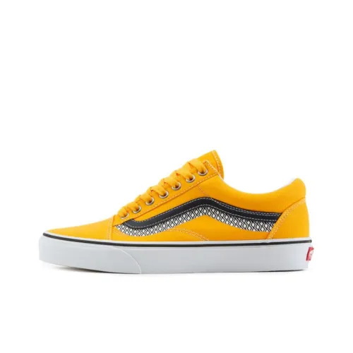 VANS Old Skool Low Топ Скейтборд Кроссовки Унисекс Имбирно-желтый