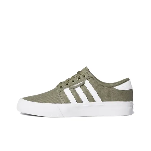 Adidas Originals Seeley XT Устойчивый к истиранию Покрытие Низкие Кроссовки для скейтбординга Мужские Армейский зеленый