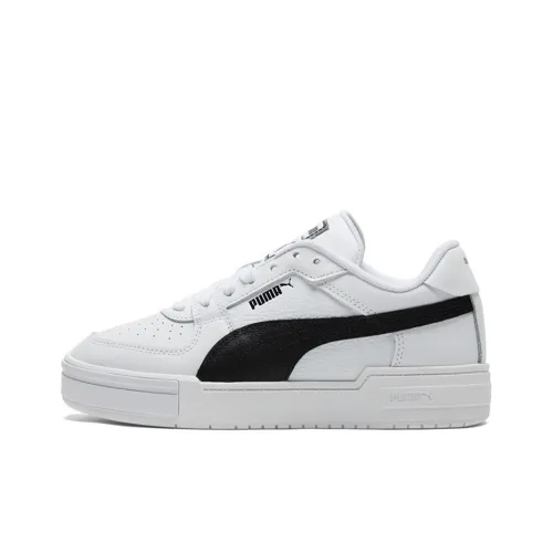 PUMA Ca Pro Classic Износостойкий и Легкий Низкий Топ Кроссовки для скейтбординга Унисекс Белый Черный