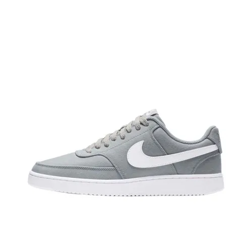 Nike Court Vision Low CNVS Balanced Легкий Низкий Топ Скейтбординг Кроссовки Мужские Серый Белый
