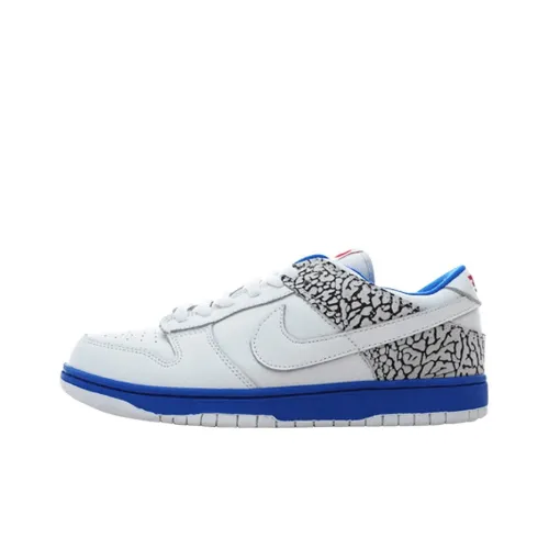 nike Dunk Jordan Pack Slip-resistant Low Top Скейтборд Кроссовки Мужские Белые