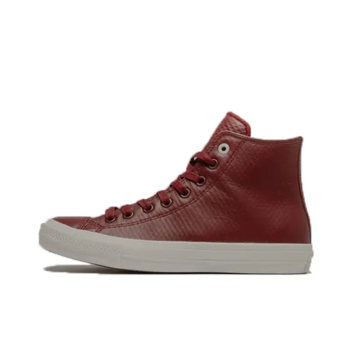 Converse Chuck Taylor All Star II Покрытие Slip-Resistant High Top Скейтборд Кроссовки Унисекс Бордовый