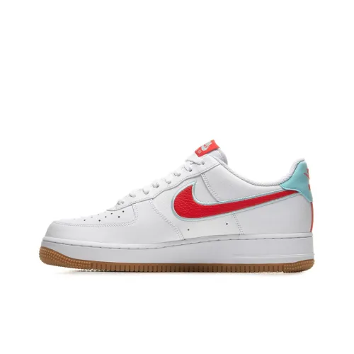 Nike Air FORCE 1 Low Топ Скейтборд Кроссовки Мужские Белый Красный