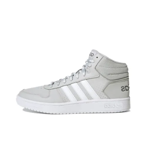 ADIDAS NEO Hoops 2,0 MID Топ Скейтборд Кроссовки Унисекс Серый