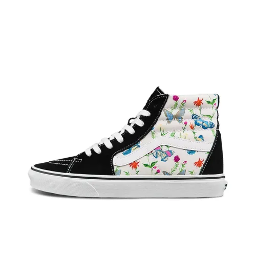 VANS SK8 High Топ Скейтборд Кроссовки Унисекс Черный Белый