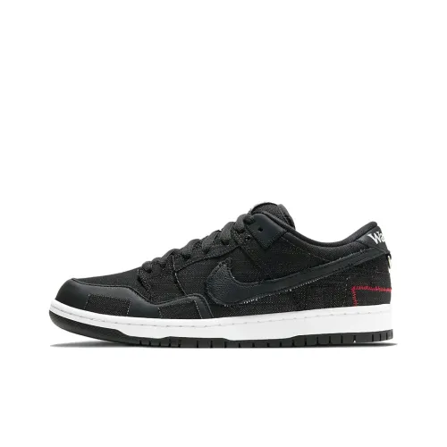 Verdy x Nike Dunk SB Pro QS 'Wasted Юность' Низкие Скейтборд Кроссовки Unisex Черный Красный