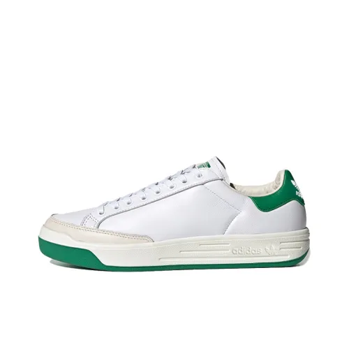 Adidas Originals Rod Laver Дышащий и Легкий Низкий Топ Скейтборд Кроссовки Унисекс Белый Зеленый