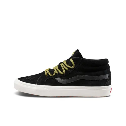 VANS SK8 MID Топ Скейтборд Кроссовки Унисекс Черный Зеленый