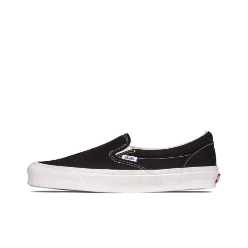 Vans Slip On Series Low Топ Скейтборд Кроссовки Унисекс Классический черный