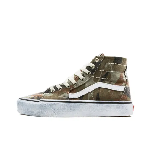 VANS SK8 Tapered 'Washed CAMO' Высокие Кроссовки для скейтбординга Унисекс Многоцветные