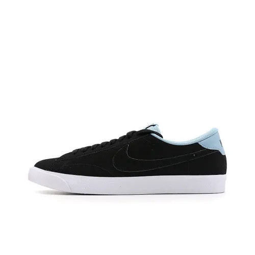 Nike Tennis Classic AC Shock Absorbers Slip-on Resistant Low Top Скейтбординг Кроссовки Мужские Черные Синие