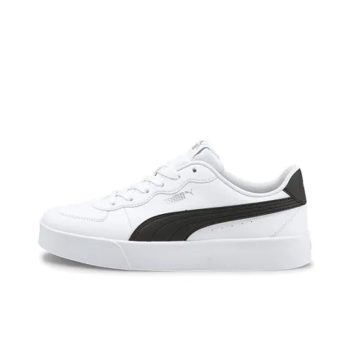 PUMA Skye Clean Легкий и Износостойкий Низкий Топ Кроссовки для скейтбординга Женские Белый Черный