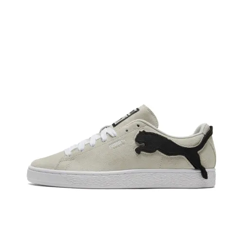 PUMA Suede Series Low Топ Скейтборд Кроссовки Унисекс Серый Черный
