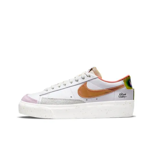 Nike Blazer Скейтборд Кроссовки Низкие Женские