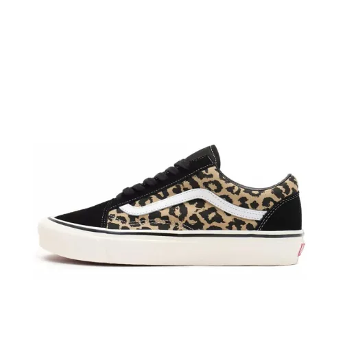 VANS Old Skool 36 Anahiem Factory Skool 36 DX Low Топ Скейтборд Кроссовки Унисекс Черный