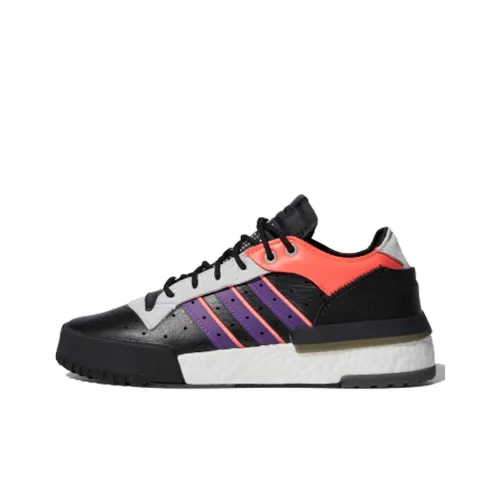 Adidas Originals Rivalry RM Low Slip-Resistant Low Top Скейтборд Кроссовки Унисекс Черный Красный Фиолетовый
