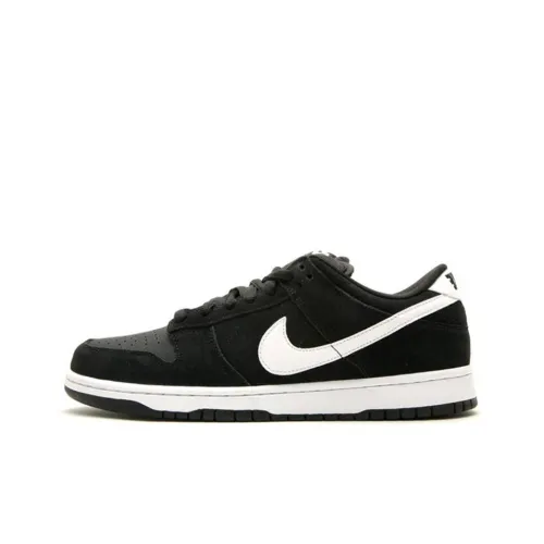 Nike Dunk SB Pro Slip Resistant Амортизация Abrasion Resistant Низкий Топ Скейтбординг Кроссовки Унисекс Черный Белый