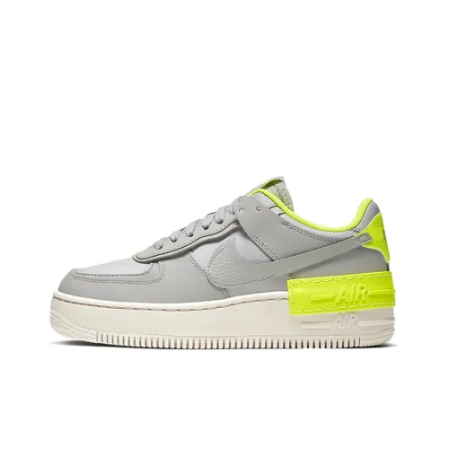 Nike Air FORCE 1 Shadow Non Slip Легкий Низкий Топ Скейтбординг Кроссовки Женские Серый Зеленый