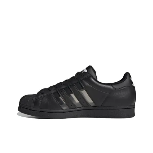 Adidas Originals Superstar Low Топ Скейтборд Кроссовки Унисекс Черный Серебряный