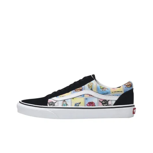 VANS Old Skool Collection Низкие Кроссовки для Скейтбординга Унисекс Черный Многоцветный