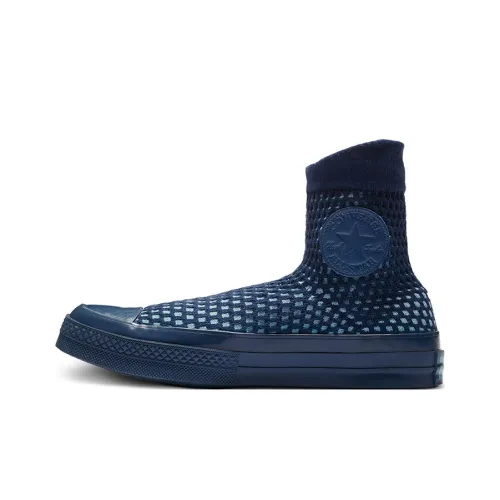 Converse Chuck Taylor All Star Circular KNIT Покрытие Высокие Кроссовки для скейтбординга Унисекс Синий