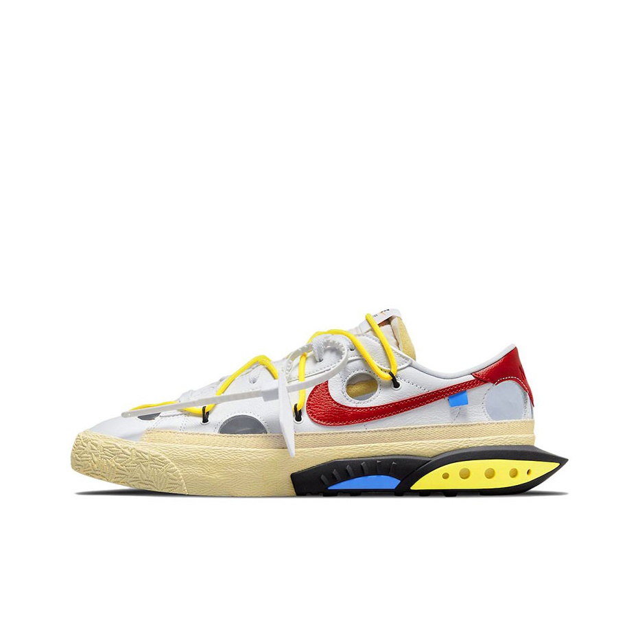 Nike Blazer Low '77 'Белый и Университетский красный' Деконструированные