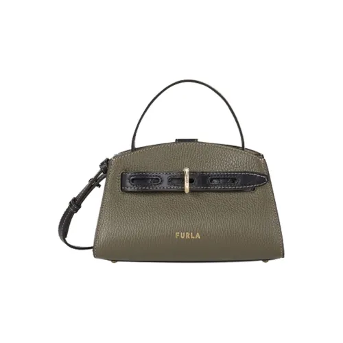 Furla Net Collection GRAIN LEATHER Сумка через плечо Сумка Мини Женская Темно-зеленая