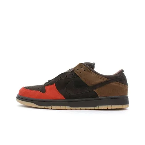 Nike Dunk SB Bison Low Топ Скейтборд Кроссовки Мужские Коричневые Оранжевые
