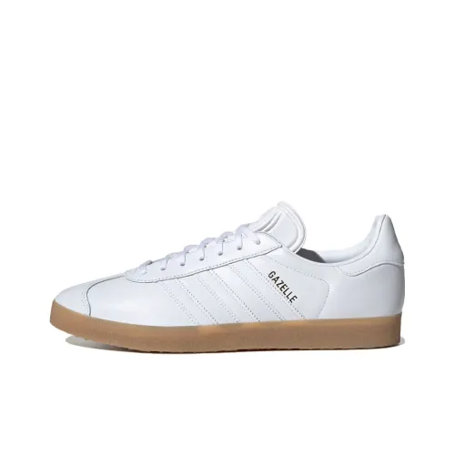 Adidas Originals Gazelle Low Топ Скейтборд Кроссовки Унисекс Белый