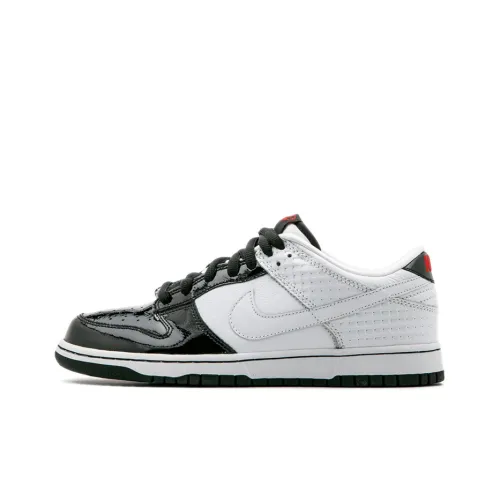 nike Dunk Премиум 'Джордан Пачка' Нескользящий Легкий Низкий Топ Скейтборд Кроссовки Мужские Белый Черный