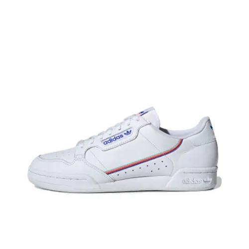 Adidas Originals Continental 80 Low Топ Скейтборд Кроссовки Мужские Белый Красный Синий