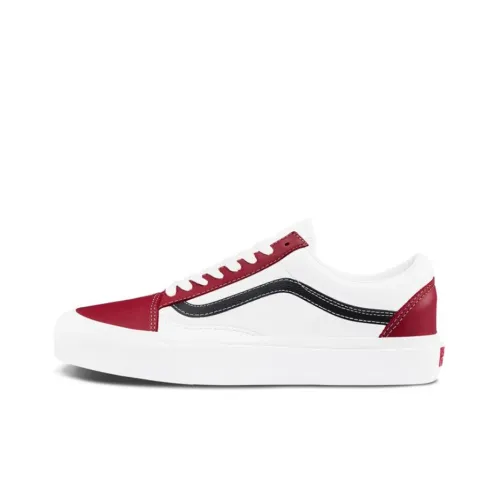 VANS Old Skool Vlt L Low Топ Скейтборд Кроссовки Unisex Красный Белый