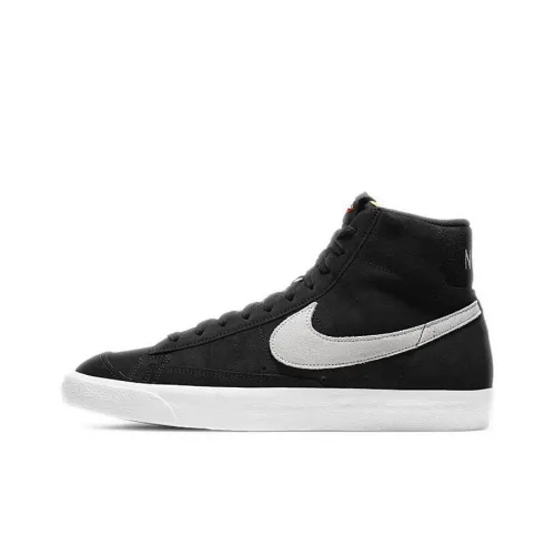 Nike Blazer 77 Suede MID Скейтборд Кроссовки Unisex Черный Серый