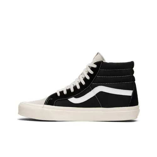 Fear Of God x Vans SK8 38 High Топ Скейтборд Кроссовки Унисекс Черный Белый