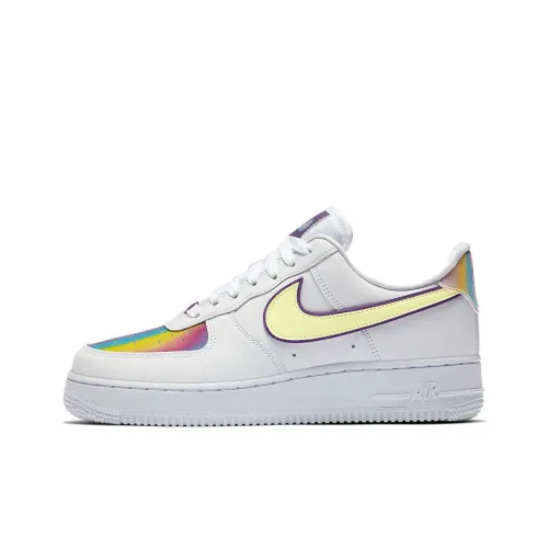 Nike Air FORCE 1 'Пасха Пасха Лазерный Low Топ Кроссовки для скейтбординга Женские Белые