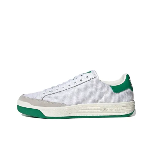 Adidas Originals Rod Laver Аbrasion Resistant Низкие Кроссовки для скейтбординга Унисекс Белый Зеленый Серый