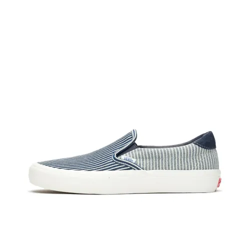 Vans Slip On Series Vault 59 LX Low Топ Скейтборд Кроссовки Unisex Джинсово-синий