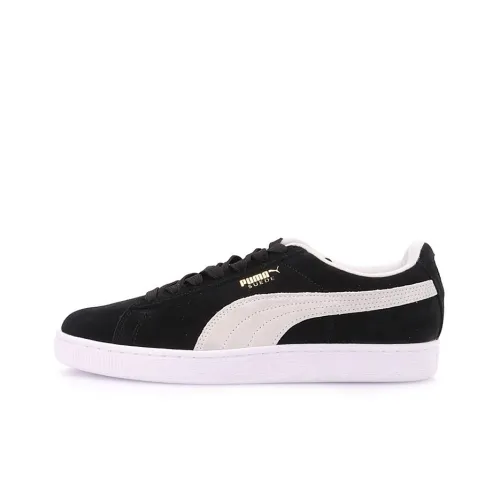 PUMA Suede Classic Low Топ Скейтборд Кроссовки Унисекс Черный