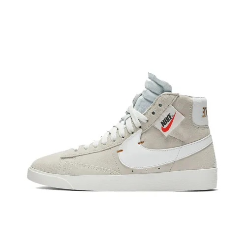 Nike Blazer Rebel Non Slip Легкий MID Топ Скейтборд Кроссовки Женские Белые