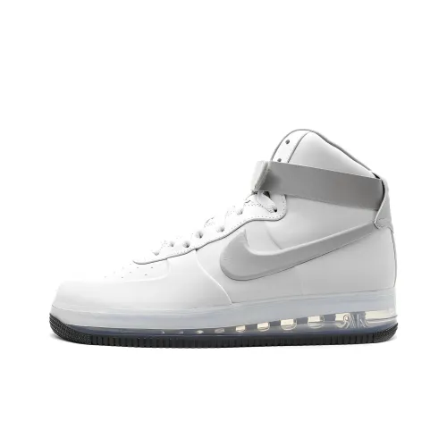 Nike Air Force 1 Lux Max Air 'Pearl Collection' Термический Водонепроницаемый Высокий Топ Скейтборд Кроссовки Мужские Белый Серый