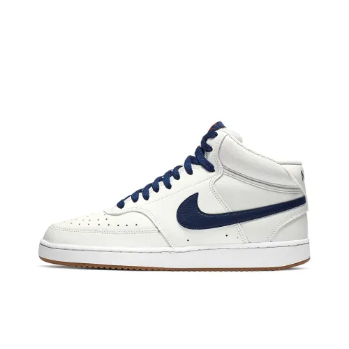 Nike Court Vision Mid Slip Resistant Abrasion Resistant Легкий MID Топ MID Топ Кроссовки для скейтбординга
