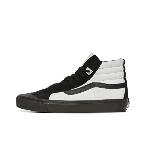 Vans Style 138 L High Топ Скейтборд Кроссовки Unisex Черный Белый