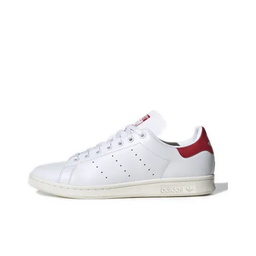 Adidas Originals StanSmith Smile Smiley Face Дышащий And Легкий Низкий Топ Скейтборд Кроссовки Унисекс Белый