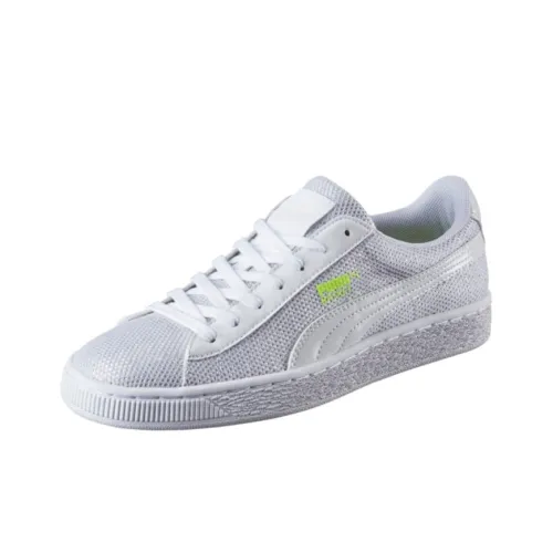 PUMA Basket Reset Low Топ Кроссовки для скейтбординга Женские Белые