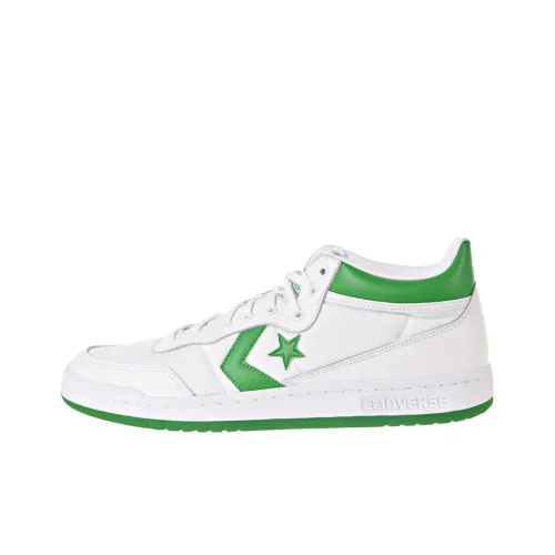 Конверс Fastbreak Slip-Resistant Abrasion-Resistant MID Топ Скейтборд Кроссовки Унисекс Белый Зеленый