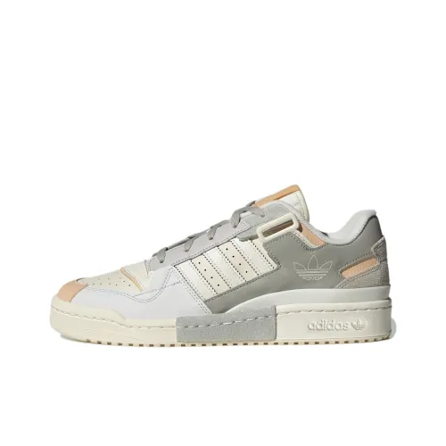 Adidas Originals FORUM Exhibit Low Износостойкий и Легкий Низкий Топ Скейтборд Кроссовки Унисекс Бежевый Серый