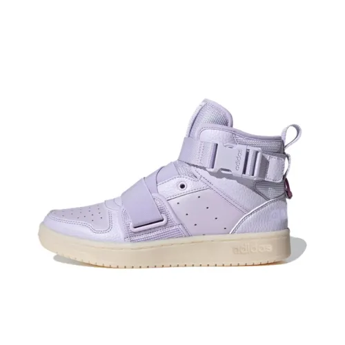 ADIDAS NEO Hoops 2,0 UT Устойчивые к истиранию MID Топ Скейтборд Кроссовки Женские Фиолетовые