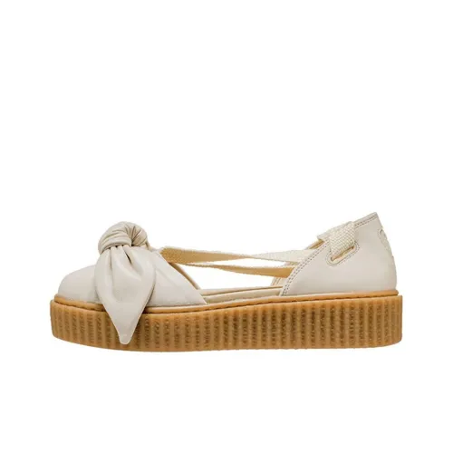 PUMA Rihanna Fenty Розовый Tint Low Топ Кроссовки для скейтбординга Женские Бежевый